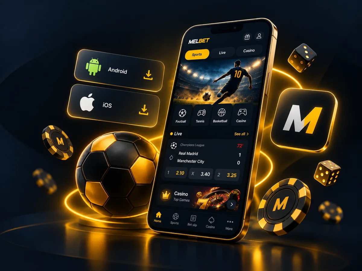 Мобильное приложение Melbet для Android и iOS