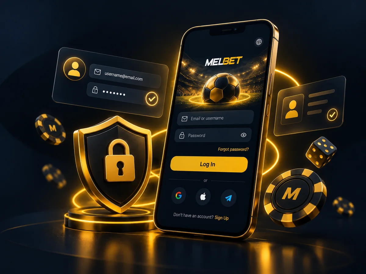 Безопасный вход в аккаунт Melbet